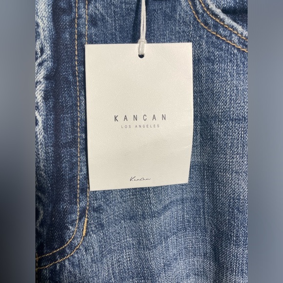 NWT!! Women’s KanCan Relaxed Fit Mid-rise Boyfriend Jean Size 13/30 - Picture 3 of 5
